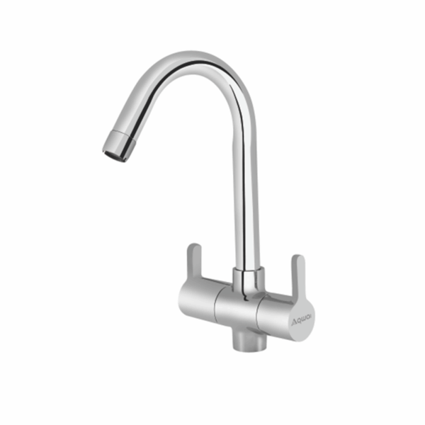 Central Hole Basin Mixer With Swinging Spout - Code: 2211
