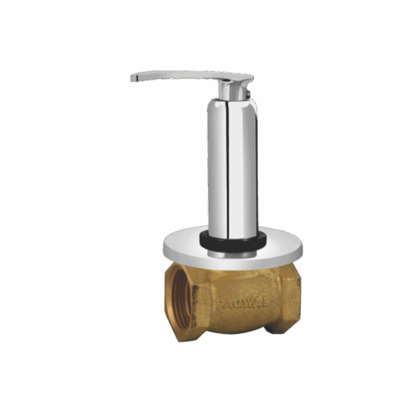 Flush Cock With Flange (25mm) - Code: 5114
