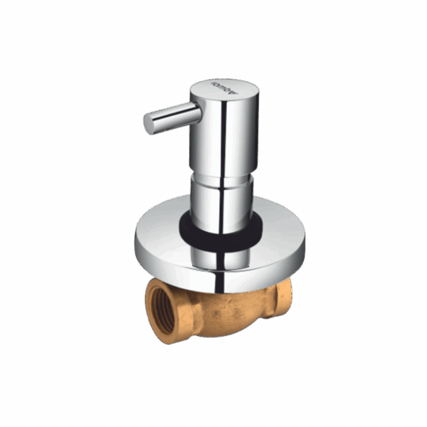 Concealed Stop Cock With Adjustable Wall Flange (15mm) - Code: 1312