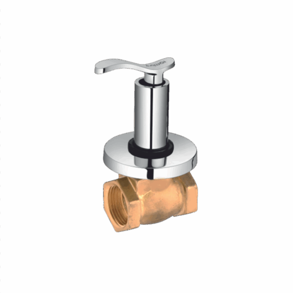 Flush Cock With Adjustable Wall Flange (25mm) - Code: 1114