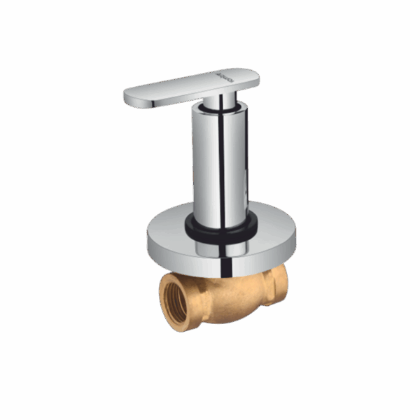 Concealed Stop Cock With Adjustable Wall Flange (15mm) - Code: 1812