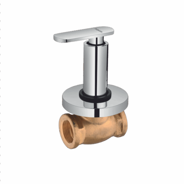Concealed Stop Cock With Adjustable Wall Flange (20mm) - Code: 1813