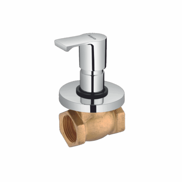 Flush Cock With Adjustable Wall Flange (25mm) - Code: 1714