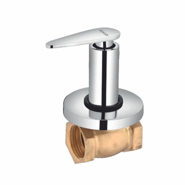 Flush Cock With Adjustable Wall Flange (25mm) - Code: 1414