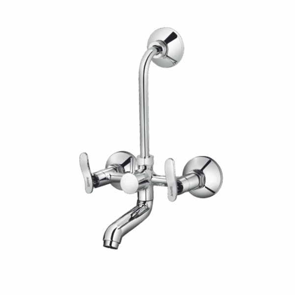 Wall Mixer With 'L' Bend For Overhead Shower - Code: 1120