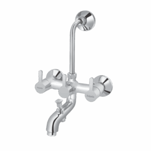 Wall Mixer 3 In 1 With Provision For Both Overhead and Hand Shower - Code: 2222