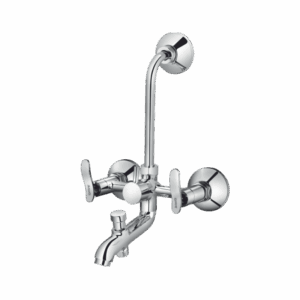 Wall Mixer 3 In 1 With Provision For Both Overhead And Hand Shower - Code: 1122
