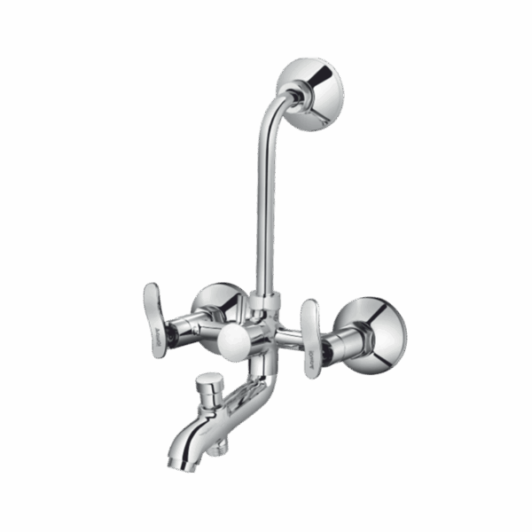 Wall Mixer 3 In 1 With Provision For Both Overhead And Hand Shower - Code: 1122