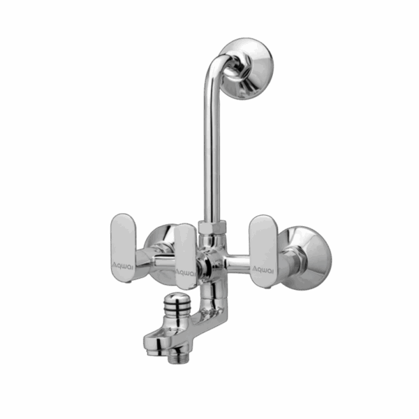 Wall Mixer 3 In 1 With Provision For Both Overhead And Hand Shower - Code : 2322