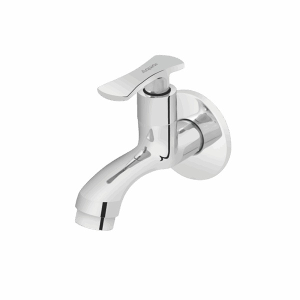 Long Body Bib Cock With Flange - Code: 5002