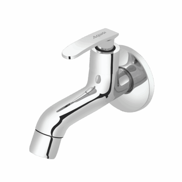 Long Body Bib Cock With Flange - Code: 5102