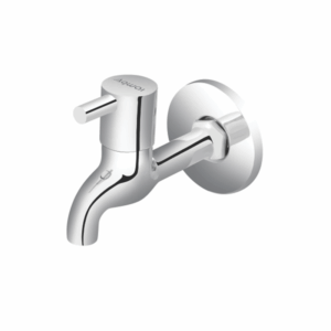 Long Body Bib Cock With Flange - Code: 5202