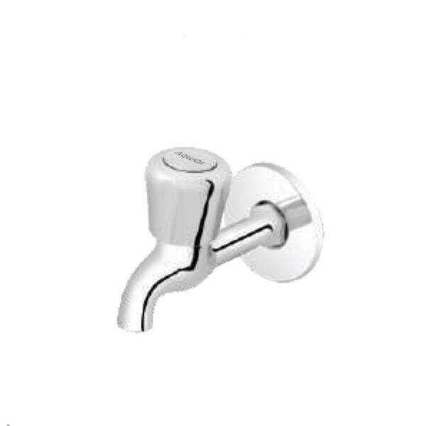 Long Body Bib Cock With Flange - Code: 5302