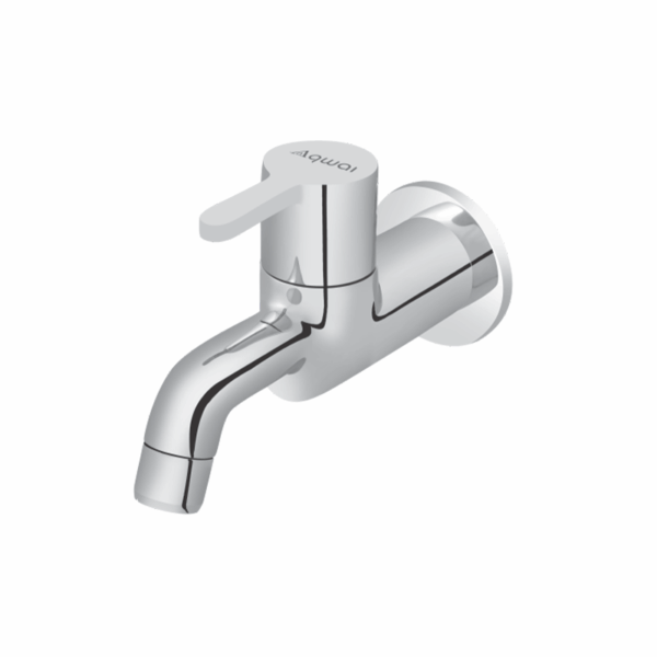 Long Body Bib Cock With Flange - Code: 2202