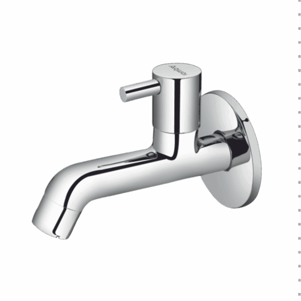 Long Body Bib Cock With Flange - Code: 1302