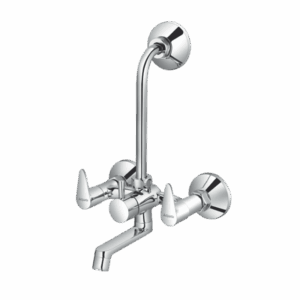 Wall Mixer With 'L' Bend Far Overhead Shower - Code: 1520