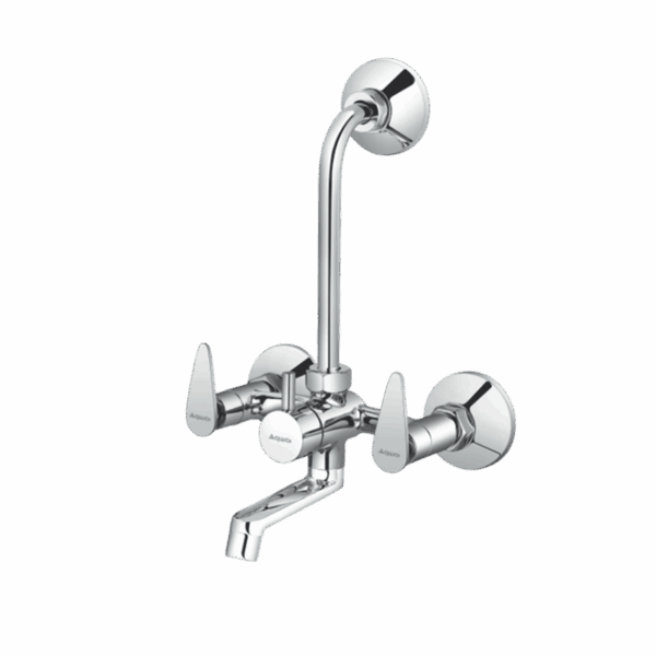 Wall Mixer With 'L' Bend For Overhead Shower - Code: 1420