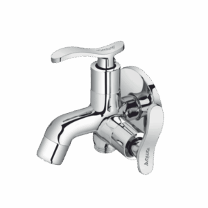 2 Way Bib Cock With Flange - Code: 1105