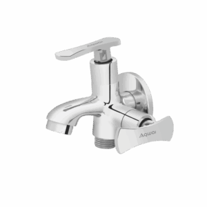 2 Way Bib Cock With Flange - Code: 5005