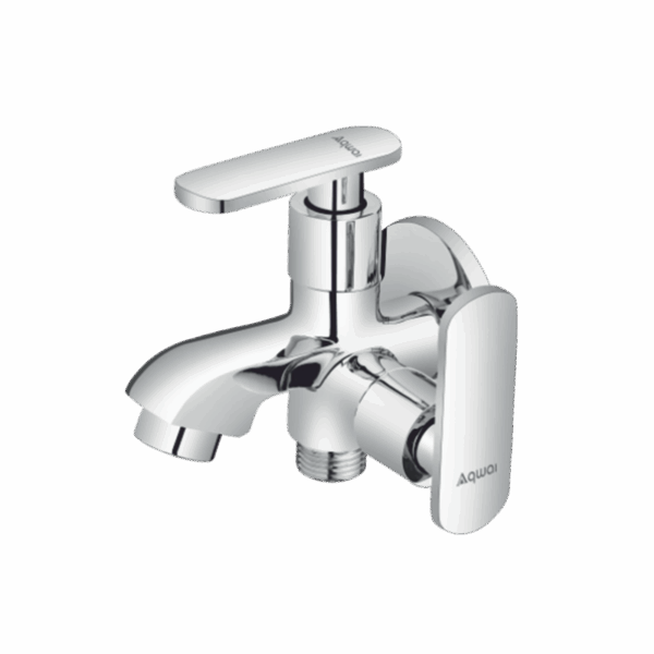 2 Way Bib Cock With Flange - Code: 1805