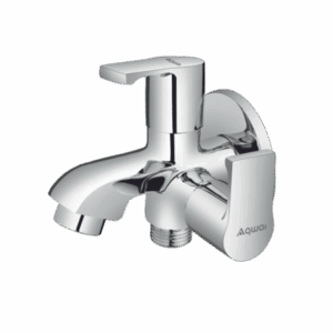 2 Way Bib Cock With Flange - Code: 1705