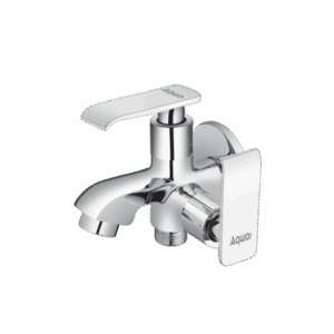 2 Way Bib Cock With Flange - Code: 1605