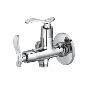 2 Way Angular Stop Cock With Flange - Code: 1106