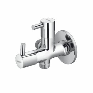2 Way Angular Stop Cock With Flange - Code: 5206