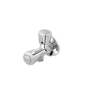 2 Way Angular Stop Cock With Flange - Code: 5306