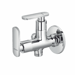 2 Way Angular Stop Cock With Flange - Code: 1806