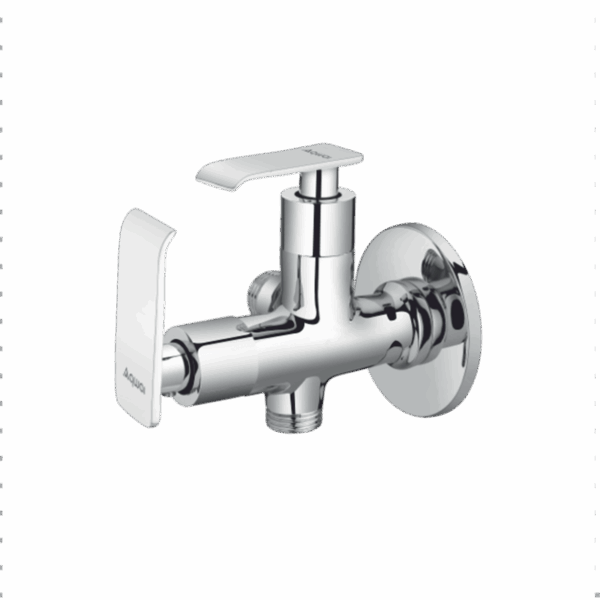 2 Way Angular Stop Cock With Flange - Code: 1606