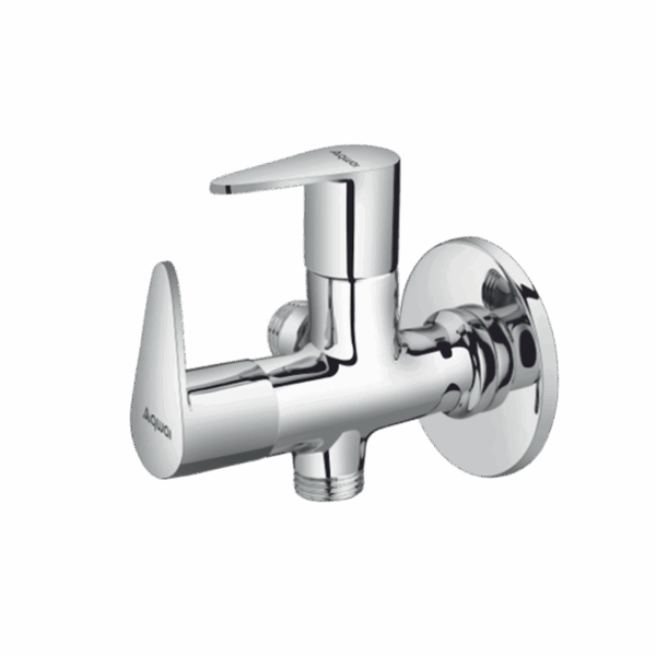 2 Way Angular Stop Cock With Flange - Code: 1506