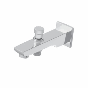 Bath Spout With Button Attachment For Hand Shower With Wall Flange - Code: 108