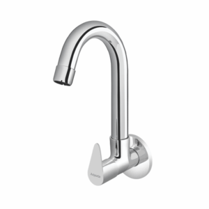 Sink Cock With Regular Swinging Spout With Flange (W/M) - Code: 1507