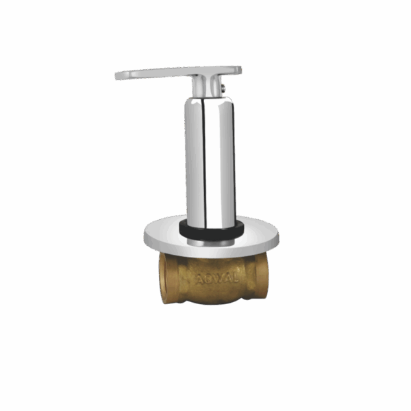 Concealed Stop Cock With Flange (15mm) - Code: 5012